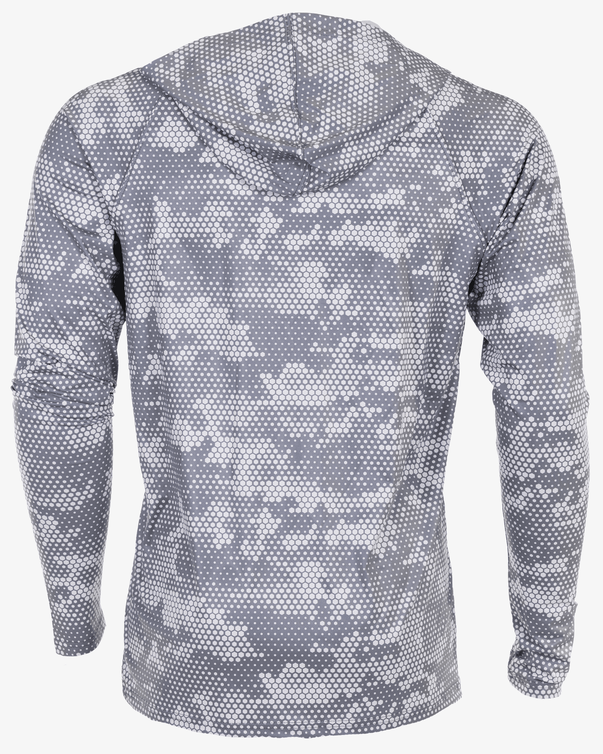 Sun Shirt Hooded Long Sleeve - Gray Hex