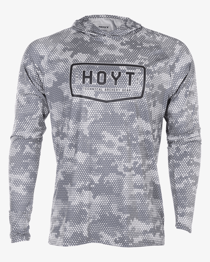 Sun Shirt Hooded Long Sleeve - Gray Hex