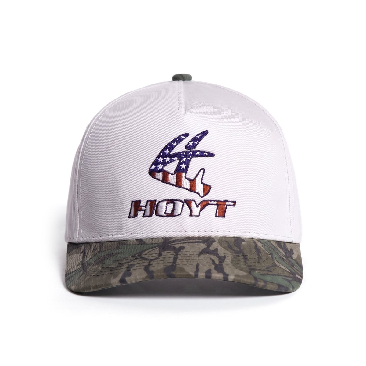 Stars & Stripes Hat - Ivory/Camo