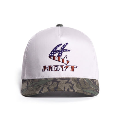 Stars & Stripes Hat - Ivory/Camo