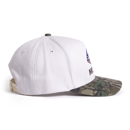 Stars & Stripes Hat - Ivory/Camo